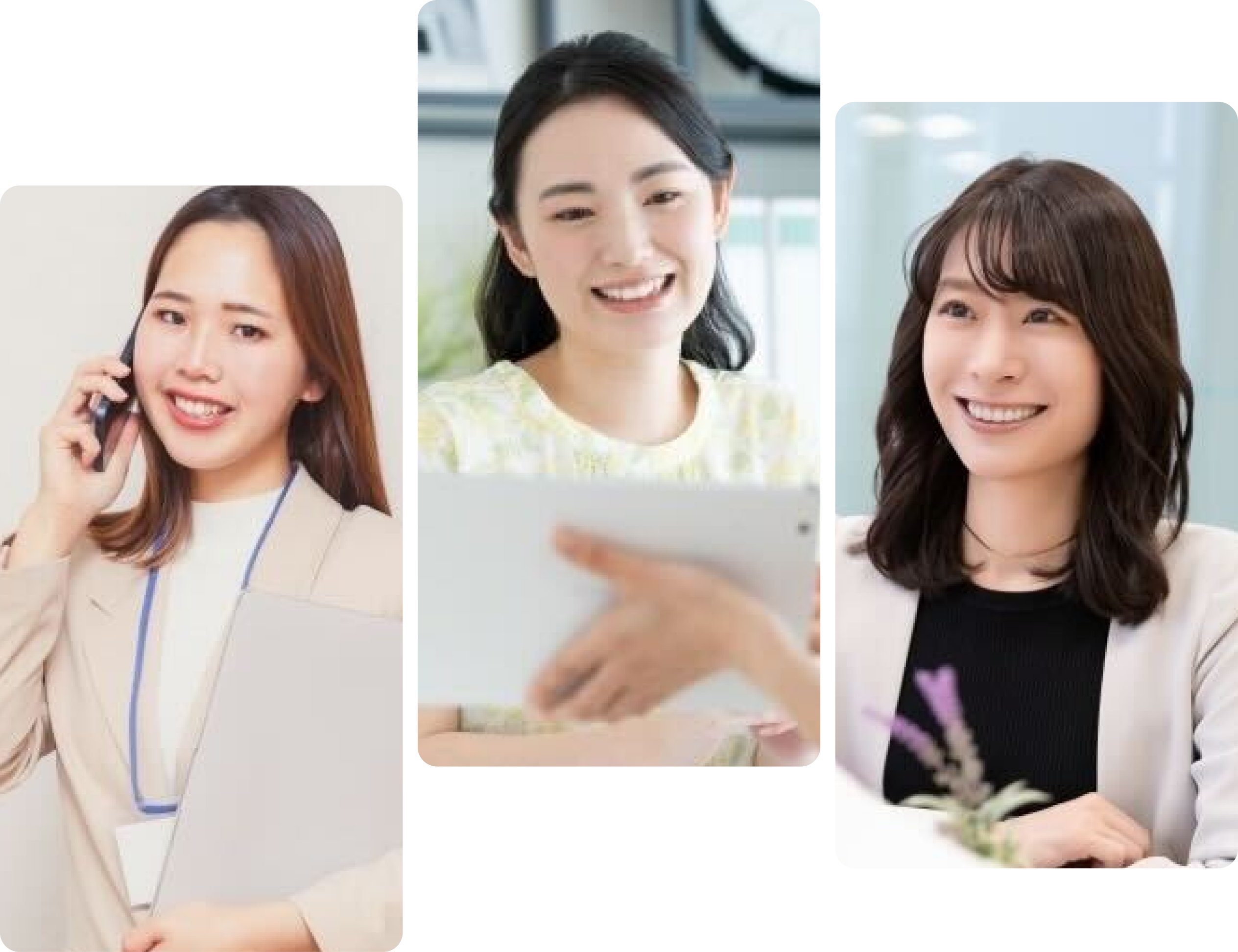 笑顔の女性のポートレート