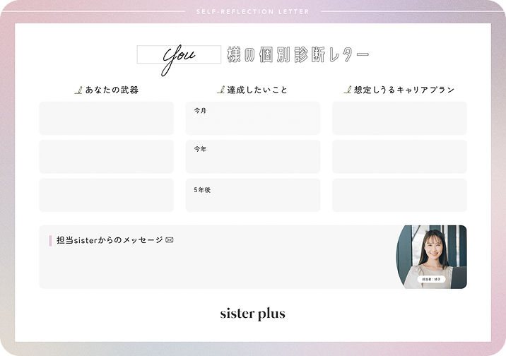 sister plus | 20-30代女性のハイクラス転職エージェント